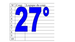 27° diagosudoku, avec la solution du vingt-sixième 