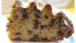 Gâteau aux bananes et pépites de chocolat