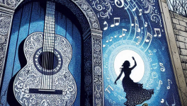 Portail flamenco aux Échos dans le temps