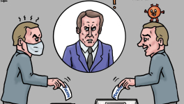 Macron prépare son discours 