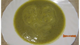 Velouté de courgette à l'oseille