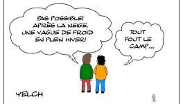 Vague de froid en hiver!