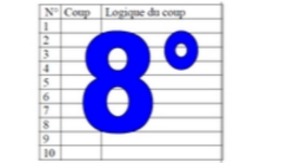 8° diagosudoku, avec la solution du septième