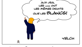 aux usa , les noirs ont les mêmes droits que les blancs