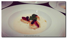 Noix de saint Jacques snackées au piment d'Espelette