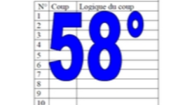 58° diagosudoku, avec la solution du cinquante-septième