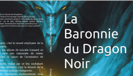 Sortie de mon roman : La Baronnie du Dragon Noir