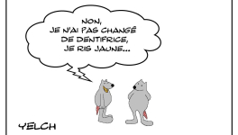 le rat qui riait jaune