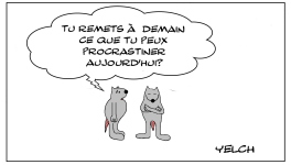 le rat qui procrastinait le lendemain