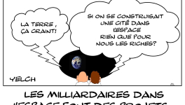 Les milliardaires dans l'espace font des projets