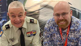 Signature de la convention avec le 4e régiment aérocombat de Clermont-Ferrand