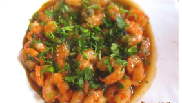 Crevettes au miel et à l'ail