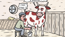 Moins de lait dans les biberons !