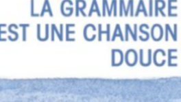 “La grammaire est une chanson douce”, livre d’Erik Orsenna