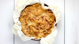 Tarte alsacienne à la rhubarbe