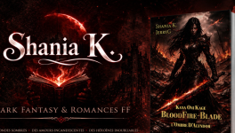 Ydriss Épéiste des Sœurs LyrinnesShania K. Autrice de dark fantasy et de romances FxF.