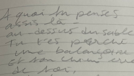 Oseriez-vous donner un poème à un inconnu?