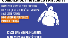 En tant qu'obèse, combien de protéines par jour ?