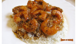 Crevettes au paprika