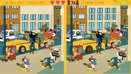 le jeu des 777 différences, beau coup d'humour pour agrémenter vos vacances !