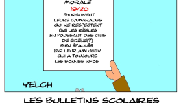 bulletins scolaires de Starsky et Hutch : morale