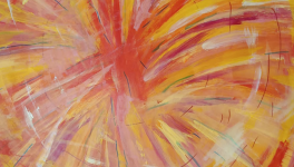 Jeux d'ombre et de lumière - peintures - Soleil (pour fraternités)