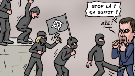 Olivier Véran face à l'ultradroite