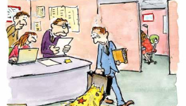 souvenirs de vacances au bureau