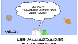 Les milliardaires dans l'espace