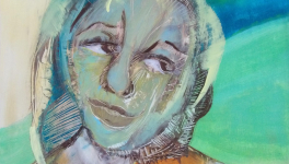 La vapeur bleue - peinture au fil du temps - 2005