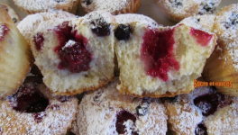 Visitandines aux fruits rouges - Recette en vidéo