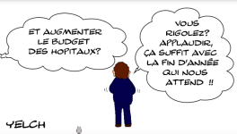 Macron et les professionnels de la santé