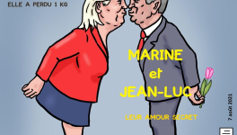 Marine Le Pen et Jean-Luc Mélenchon à la une de Gaga