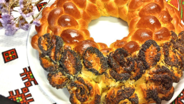 Pain festif tressé moldave (Colac moldovenesc) - Recette en vidéo