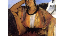 Gitane avec cigarette