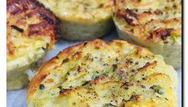 Galettes de courgette cuites au four