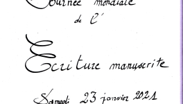JOURNÉE MONDIALE DE L’ÉCRITURE MANUSCRITE :  l’occasion de redécouvrir le plaisir du crissement de la plume sur le papier