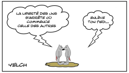 La liberté , c'est le pied!