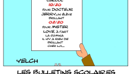 les bulletins scolaires de Jerry Lewis : calcul  