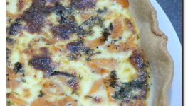 Quiche au saumon rapide
