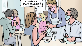 Covid-19 : port du masque dans les restaurants