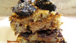 Pudding aux pruneaux, noix et Armagnac