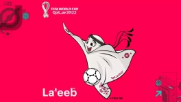 "La'eeb", mascotte de la Coupe du Monde de Football 2022 au Qatar