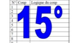 15° diagosudoku, avec la solution du quatorzième 