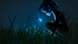 La petite fille aux papillons