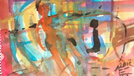 Comme des gouttes de rosée sur une feuille de songe