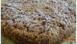 Gâteau citron framboises avec streusel - Recette en vidéo