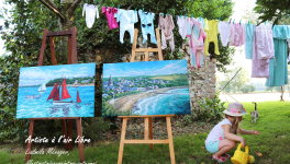 Installation Alternative 1 "Artiste à l'air libre" ou un des moyens d'Aimer la routine à travers d'art.