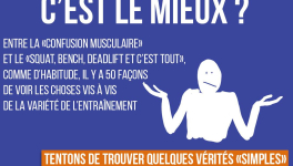 Varier les exercices c'est le mieux ?