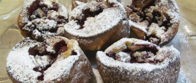 Popovers aux framboises